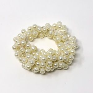 Faux Pearl Hair Band/Ponytail Holder